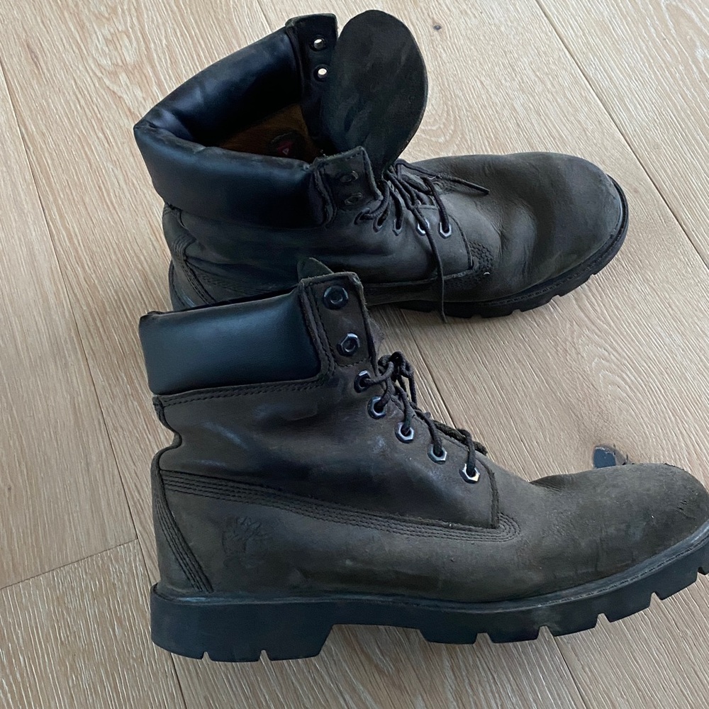 Timberland Black Leather Men's Boots - Picture 4 of 10